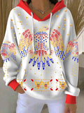 Famous singer colorful casual Women's Print Casual Hoodies
