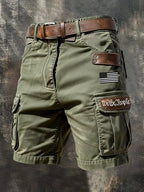 Men's Retro Outdoor Functional Work Shorts