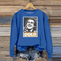 Women's Printed Crew Neck Sweatshirt
