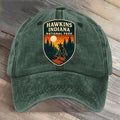 Hawkins Indiana National Park Upside Down Art Printed Cap