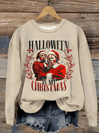 Women's Halloween Is My Christmas Printed Casual Sweatshirt