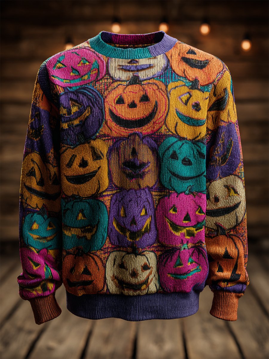 Couple Retro Casual Party Halloween Sweater