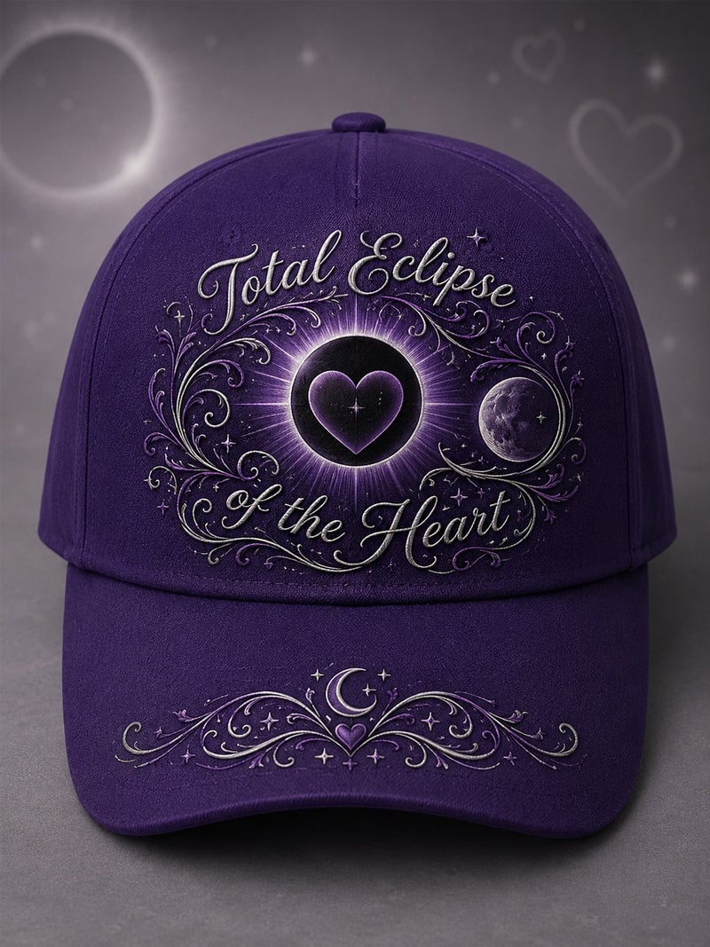 Unisex Total Eclipse Of The Heart Print Hat