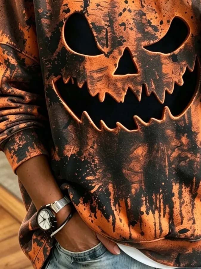 Women's Casual Printed Hoodie