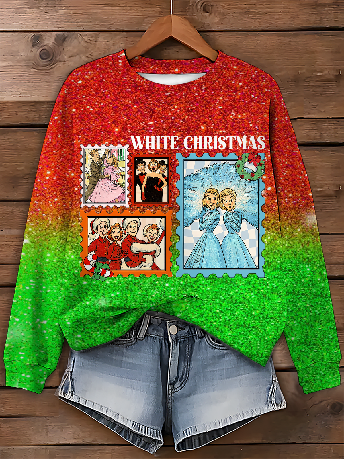 Merry Christmas Printed Sweatshirt
