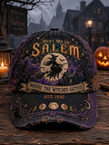 Halloween Witch Print Hat