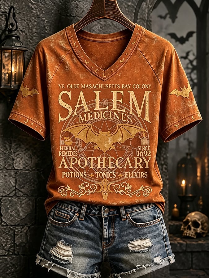 Women'S Salem Pharmacy Printed T-Shirt
