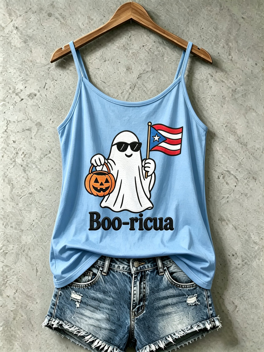 Women's "Halloween in Puerto Rico" Print Camisole