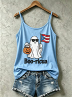 Women's "Halloween in Puerto Rico" Print Camisole