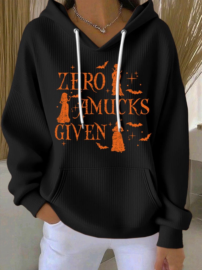 Women's Halloween Print Casual Hoodie