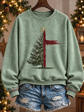 Women's Christmas Faith Print Top