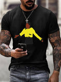 Men's Commemorate Printed Casual T-Shirt