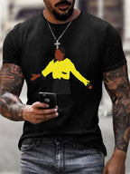 Men's Commemorate Printed Casual T-Shirt