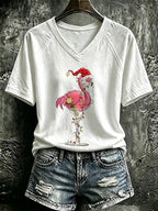 Women's Casual Printed Short-Sleeve T-Shirt