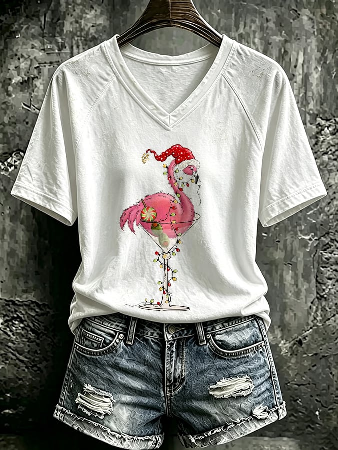 Women's Casual Printed Short-Sleeve T-Shirt