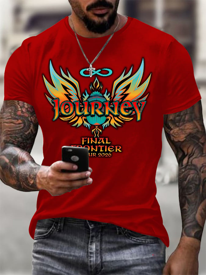 Men's Retro Final Frontier Tour 2026 Print T-Shirt