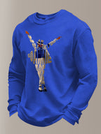 Men's Pop Music Legend  Print Crew Neck Top