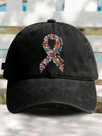 Celebrate Minds of All Kinds Autism Print Baseball Cap