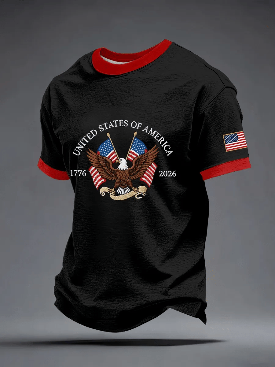 Men's 250th America Anniversary Print T-Shirt