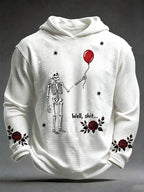 Men's Retro Halloween Well, shit... Printing Hoodie