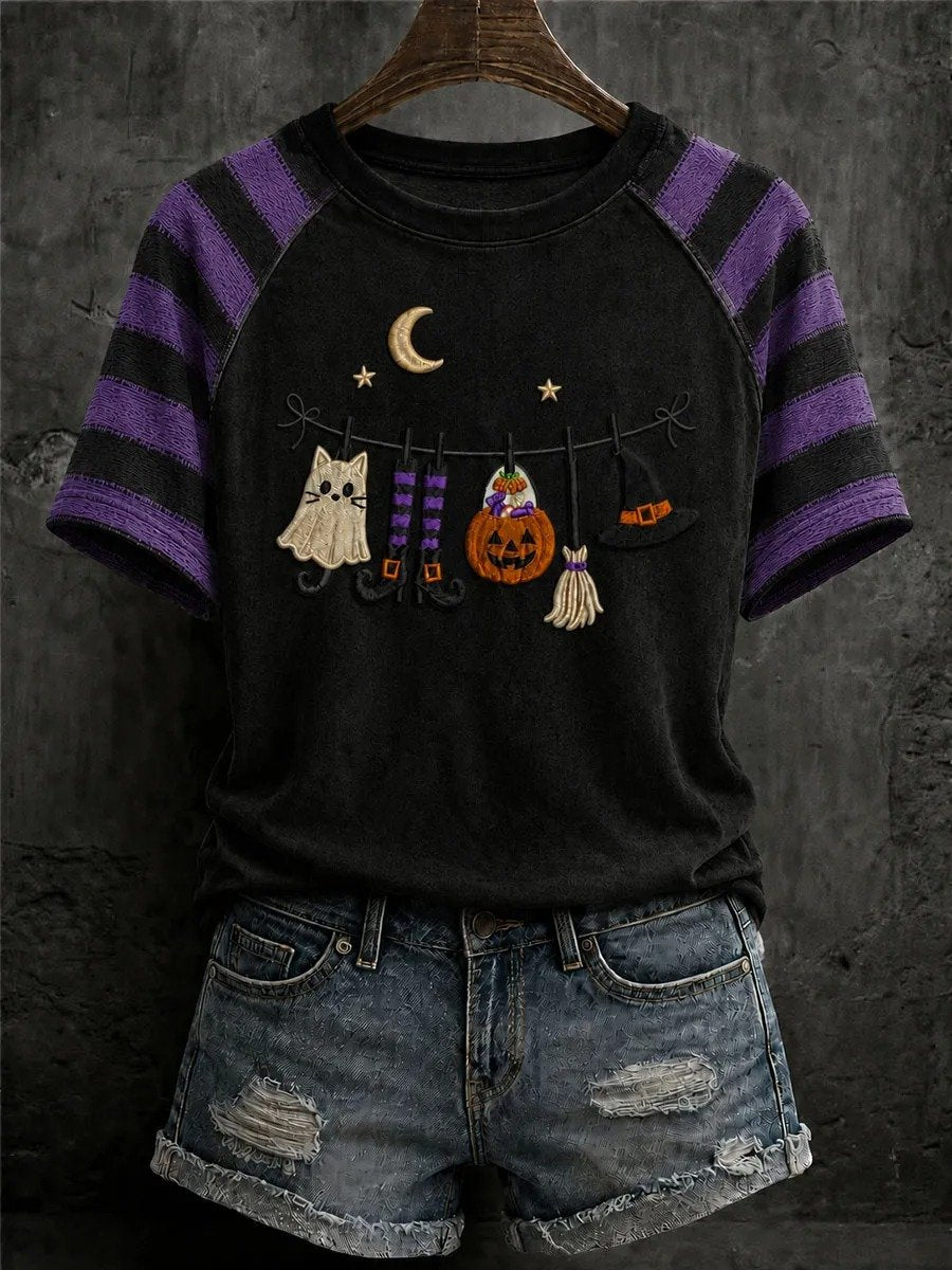 Women's Halloween Print T-Shirt