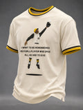 Men's Boricua 21 Print Casual T-shirt