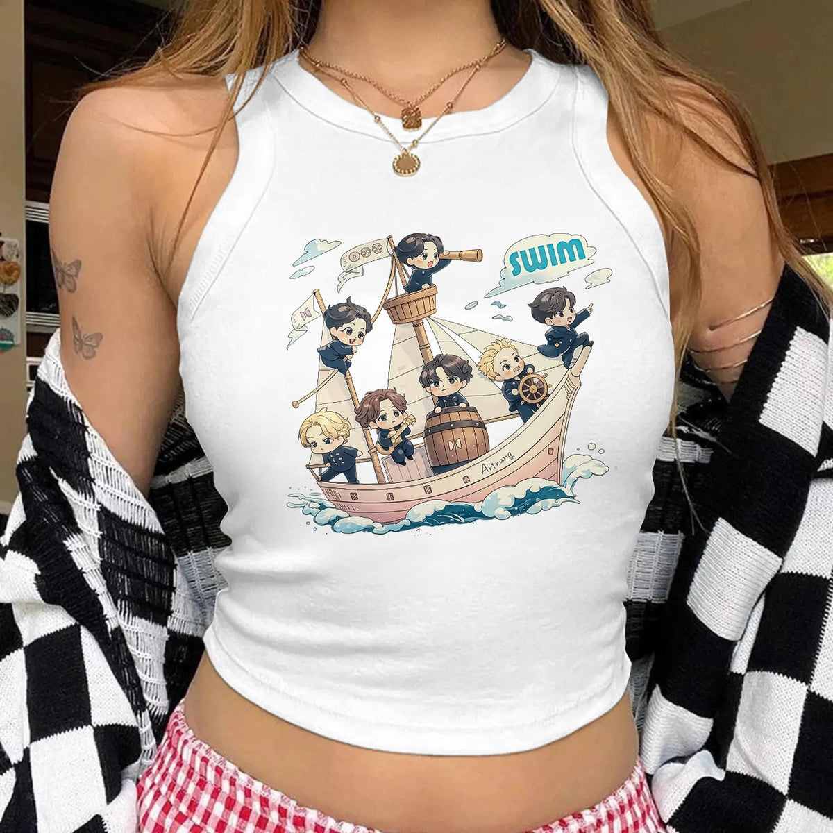 Women's Kpop Tour 2026 Y2K Tank Top