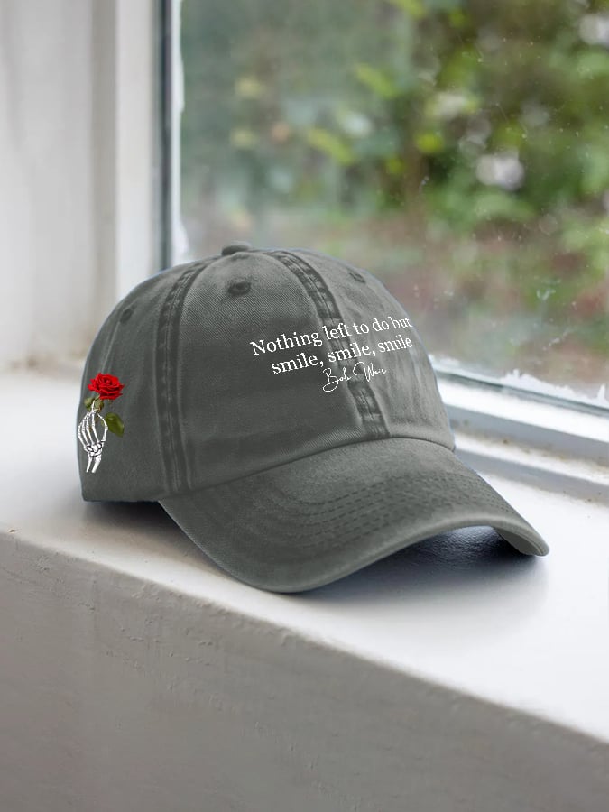Unisex Vintage Rock Tribute Printed Casual Hat