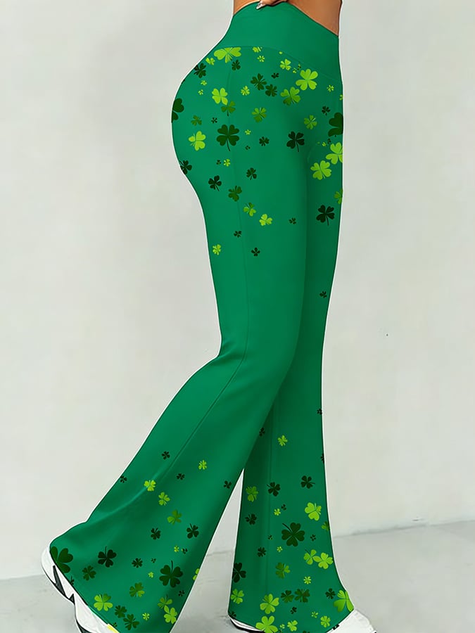 Women's St. Patrick's Day Print Pants