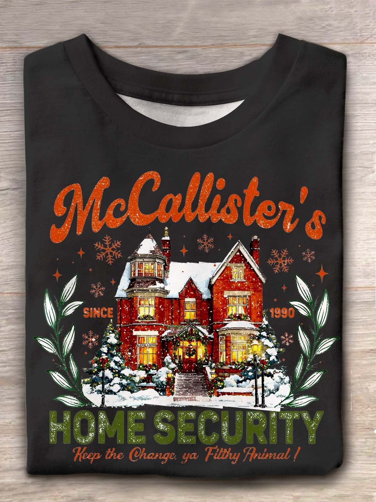 Women's Crew Neck Print T-Shirt