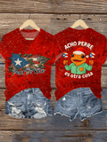 Puerto Rico Merry Christmas Printed T-shirts
