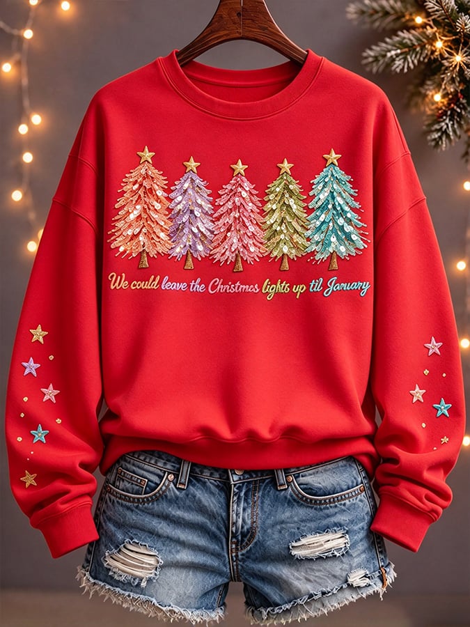 Women'S Christmas-Themed Top