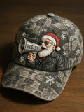 Fdt Christmas Print Baseball Cap For Men And Women
