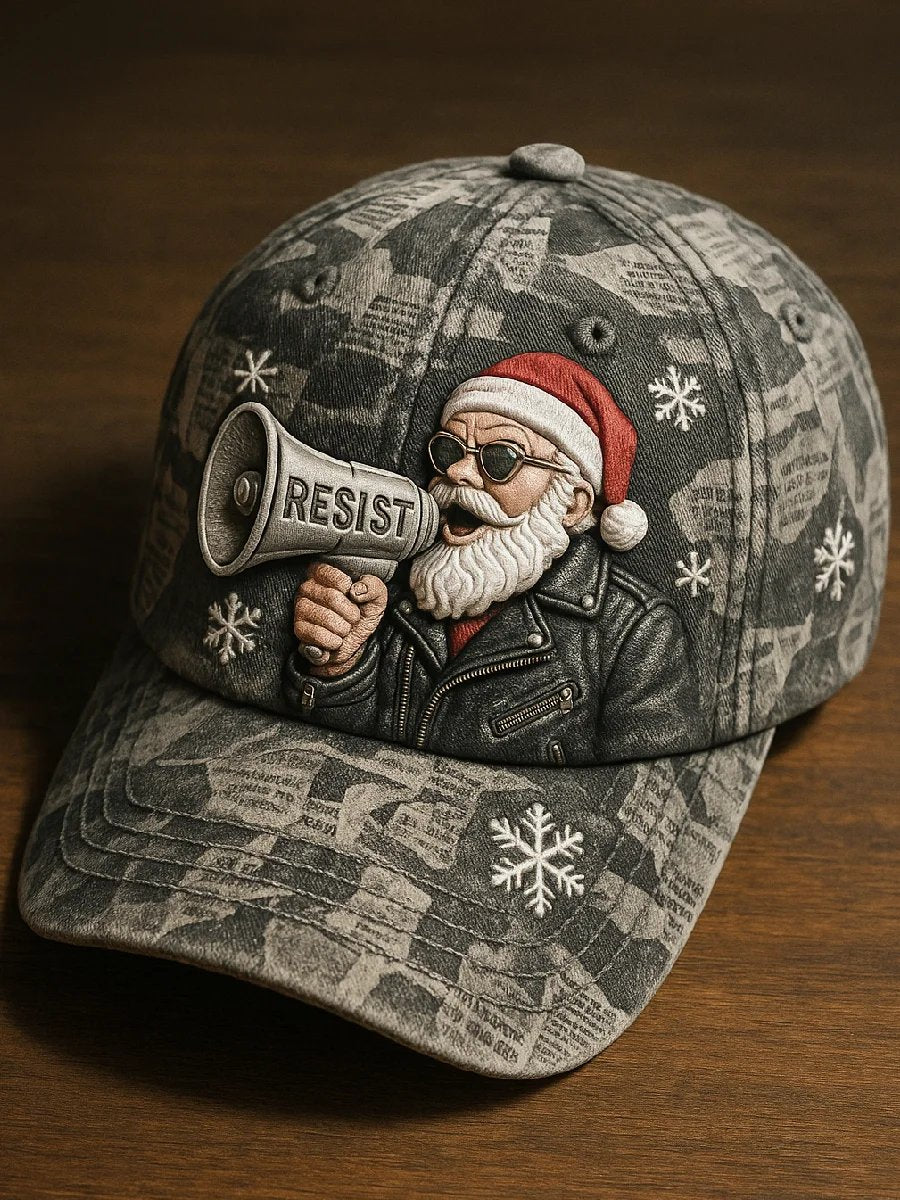 Fdt Christmas Print Baseball Cap For Men And Women
