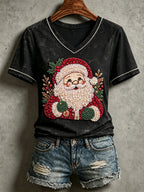 Women's Christmas Print T-Shirt