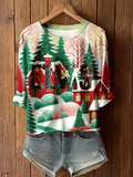 King of Rock and Roll Printed Raglan T-shirt