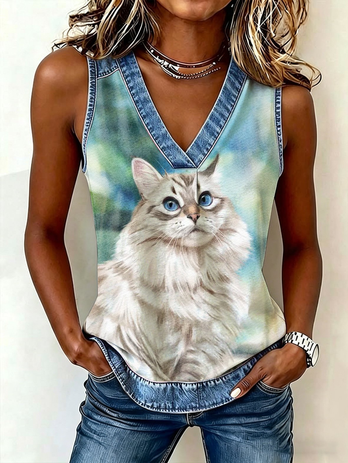 Women's Cat Vest