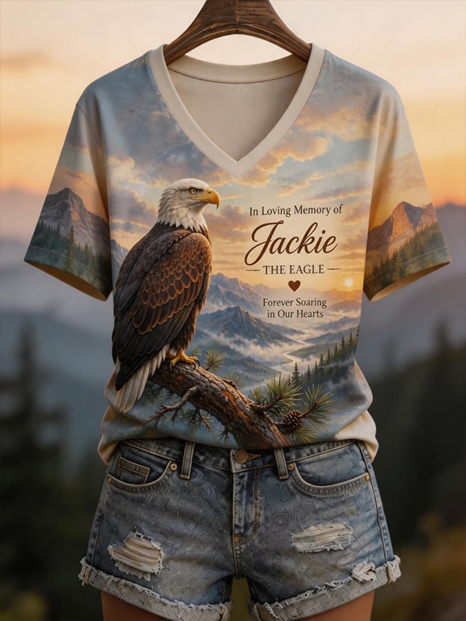 Deepest Condolences To Jackie, May You Rest In Peace. Printed T-Shirt