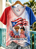 Women's Puerto Rico Print T-shirt