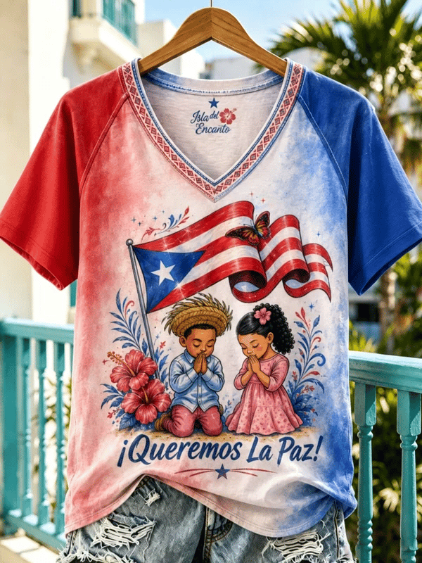 Women's Puerto Rico Print T-shirt