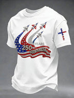 Men's America 250 Years 1776-2026 Printed T-Shirt