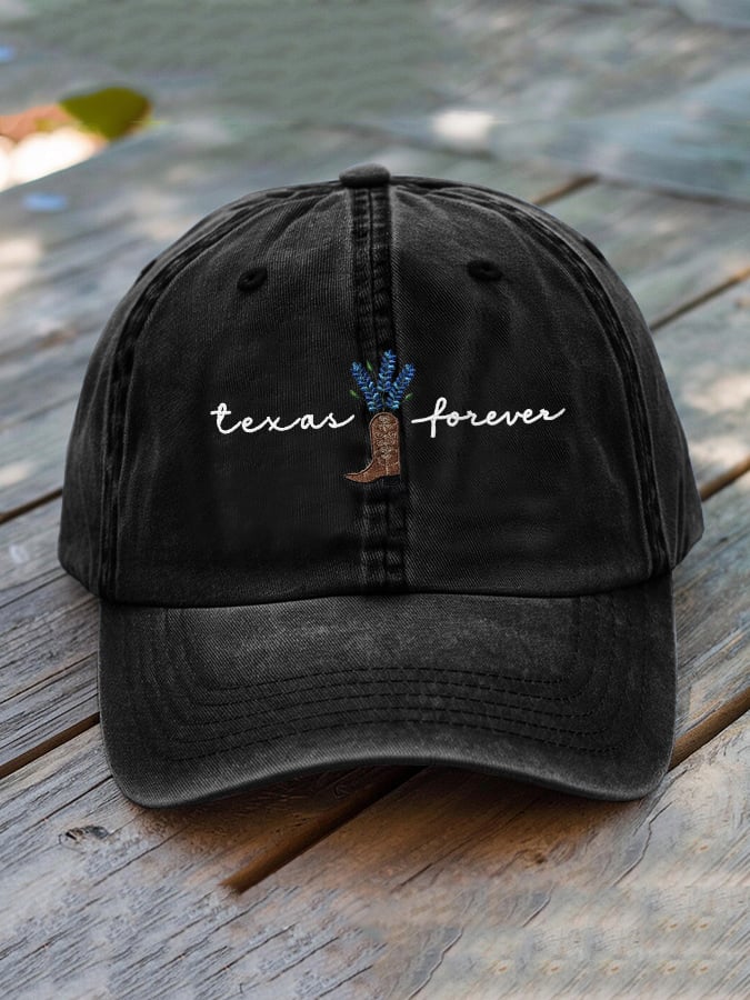 Unisex Texas Forever Print Hat