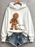 Women's Fun Christmas Gingerbread Hoodie