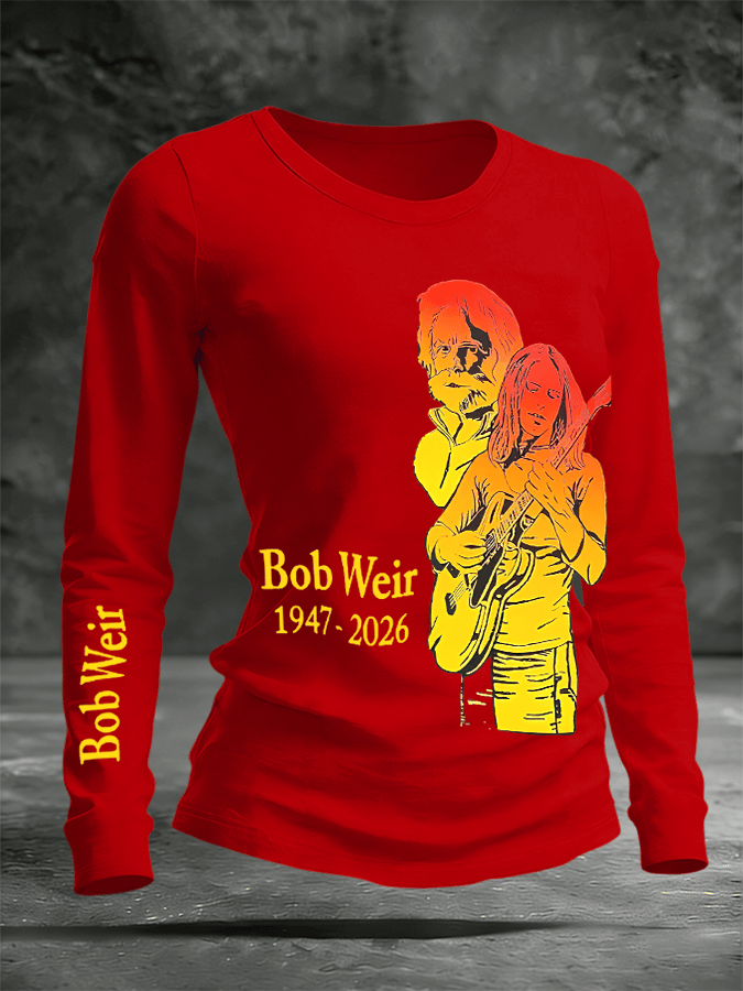 Women's Commemorative Bob Weir Printed Top