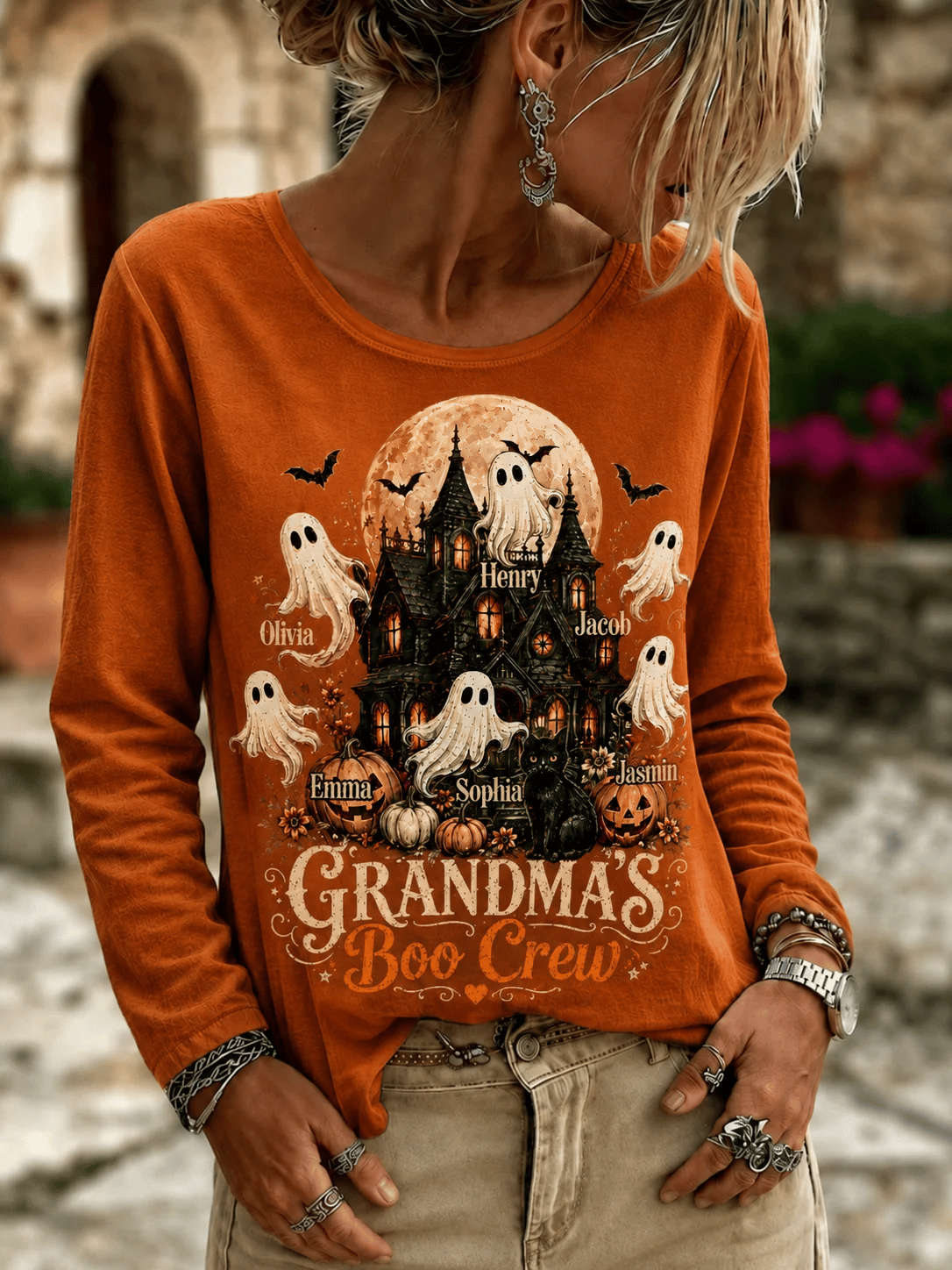 Women's Casual Printed Top