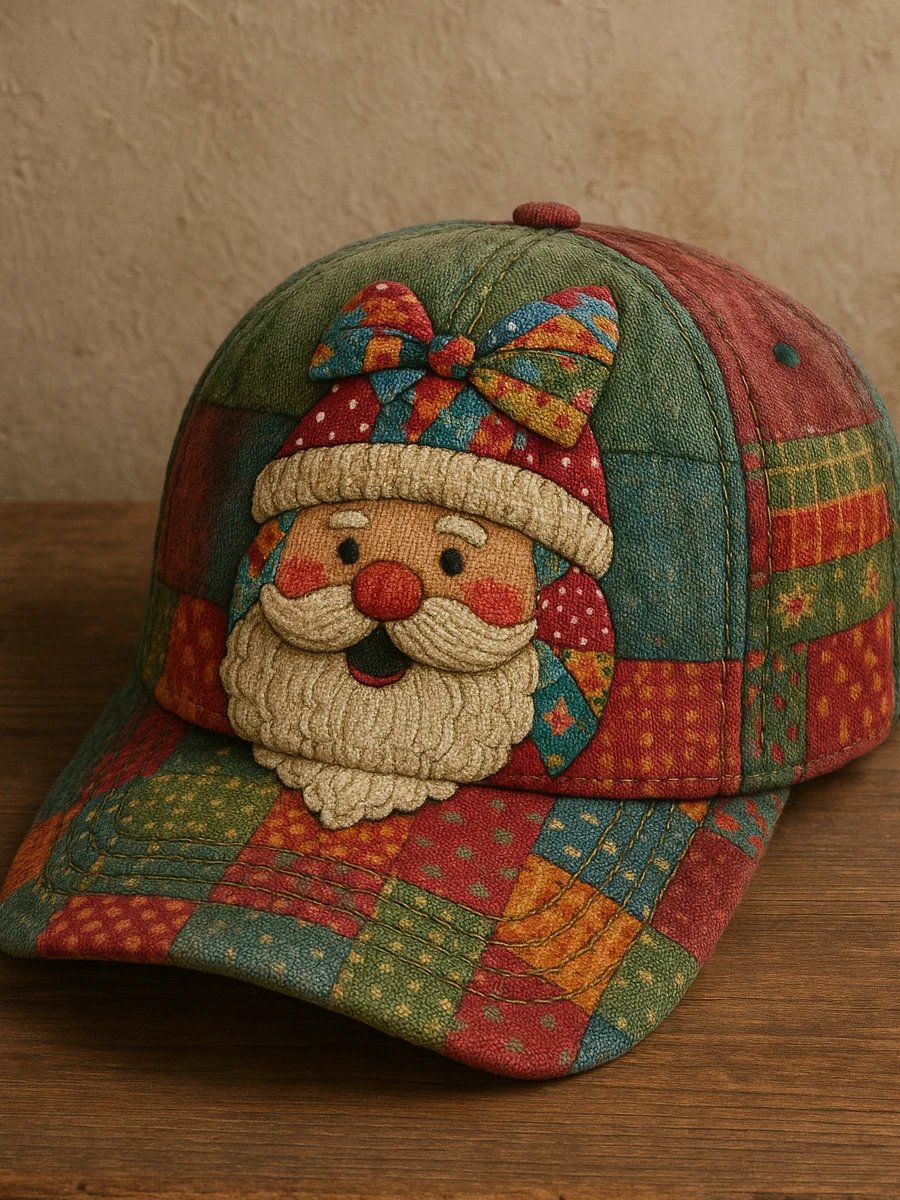 Christmas-Themed Art Print Baseball Cap