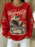 🔥🔥2nd 50% Off 🔥🔥Women's Christmas Printed Casual Sweatshirt