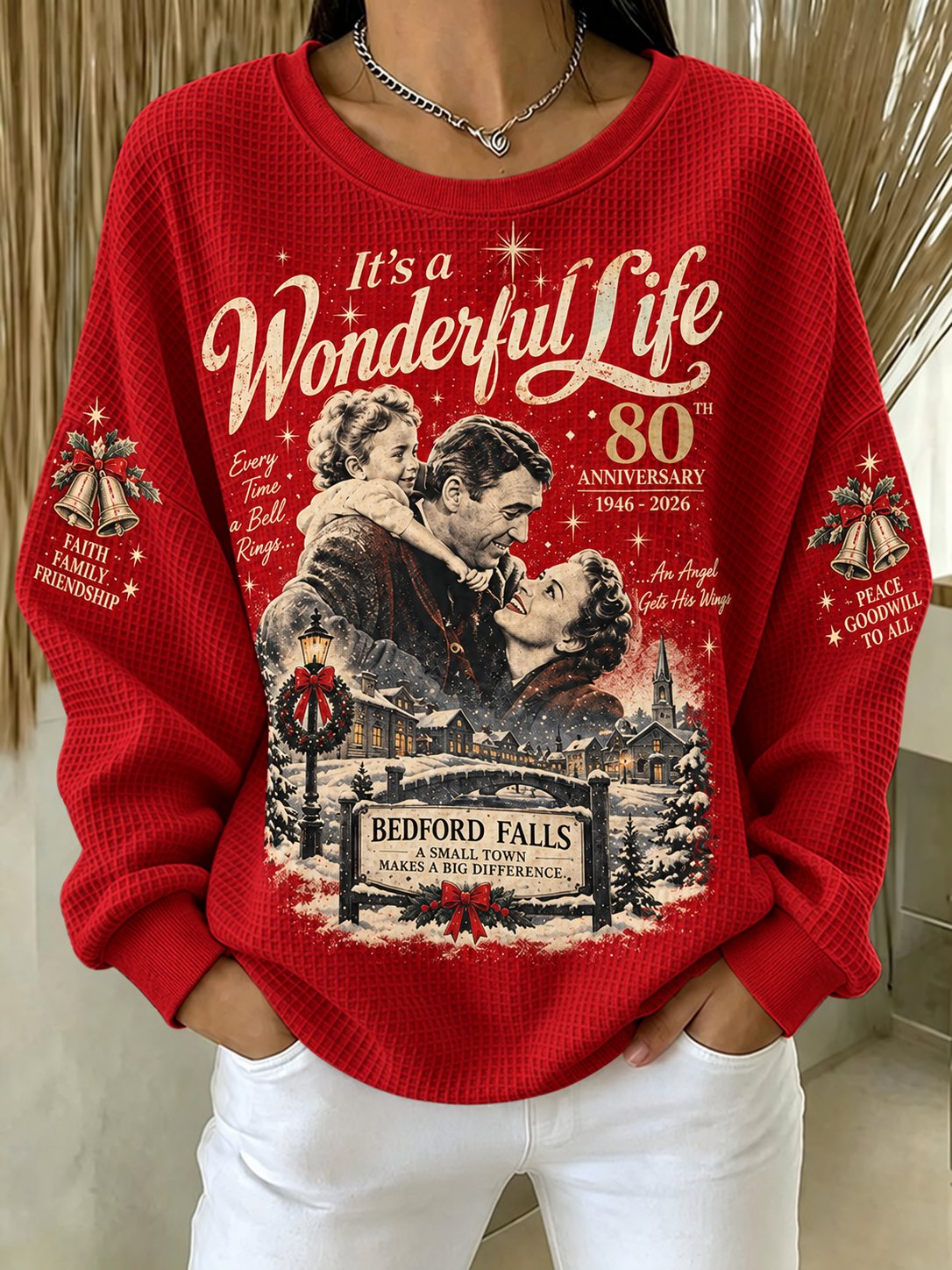🔥🔥2nd 50% Off 🔥🔥Women's Christmas Printed Casual Sweatshirt