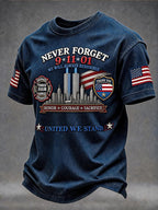 9.11 Never Forget Printed T-Shirts