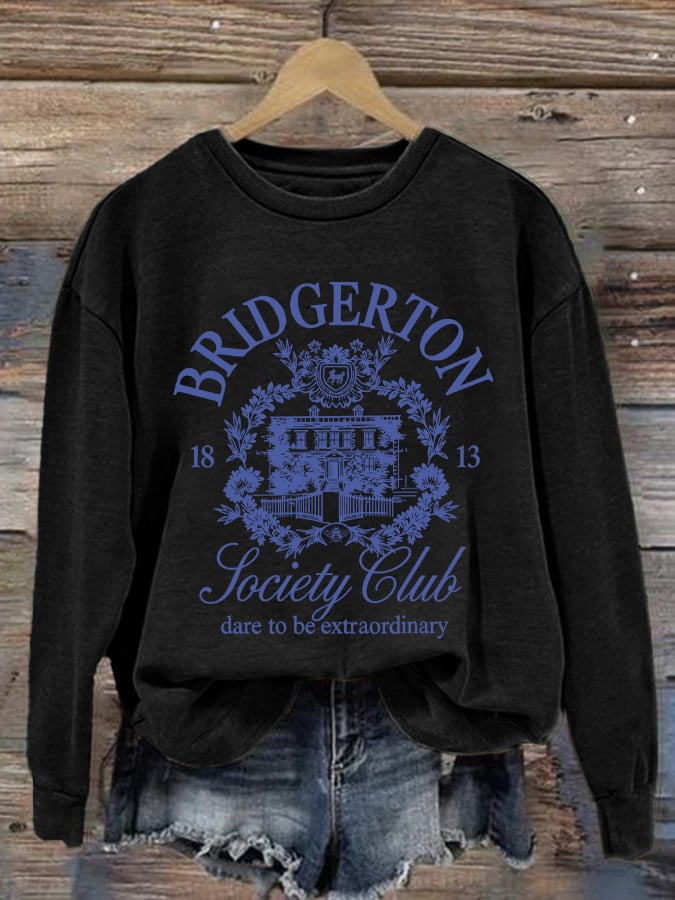 Women's Dare To Be Extraordinary Print Casual Sweatshirt